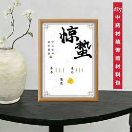 二十四节气中草药diy手工画材料包非遗中药茶饮研学亲子团建沙龙