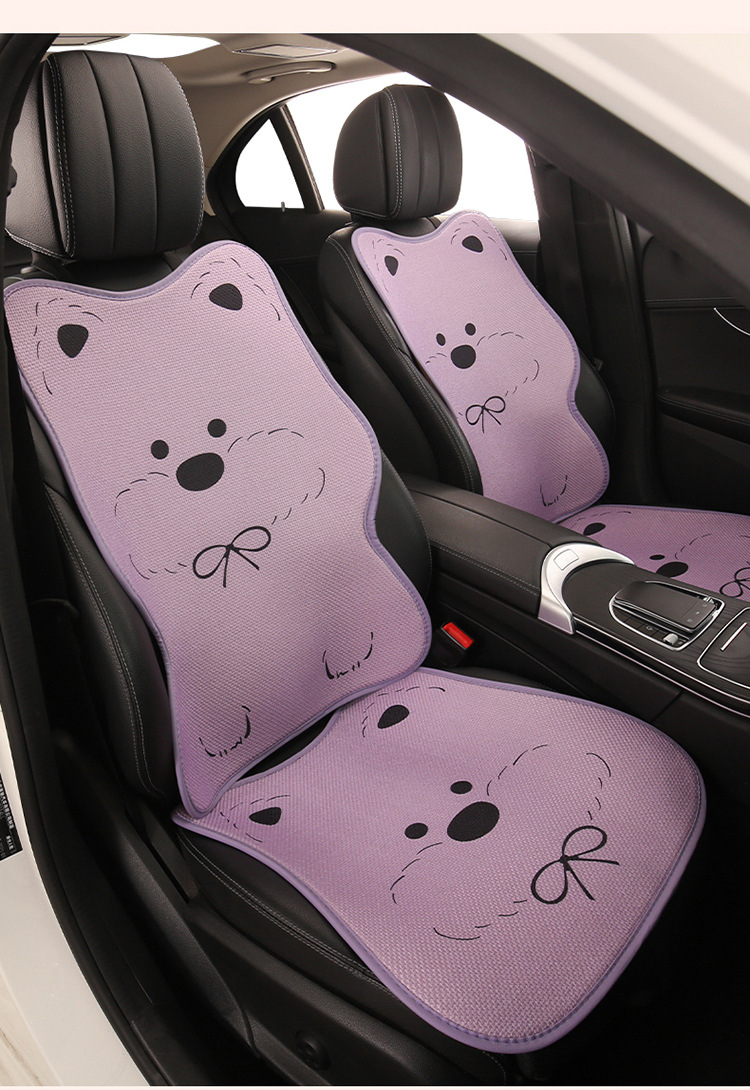 Car Seat Cushion for All Seasons, High-End Women's Summer Seat, Rear Thin Car Seat Cover, Seat Cushion, West Highland