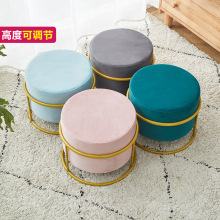 家用小凳子矮凳小板凳客厅沙发茶几凳圆凳轻奢墩子门厅换鞋凳实木
