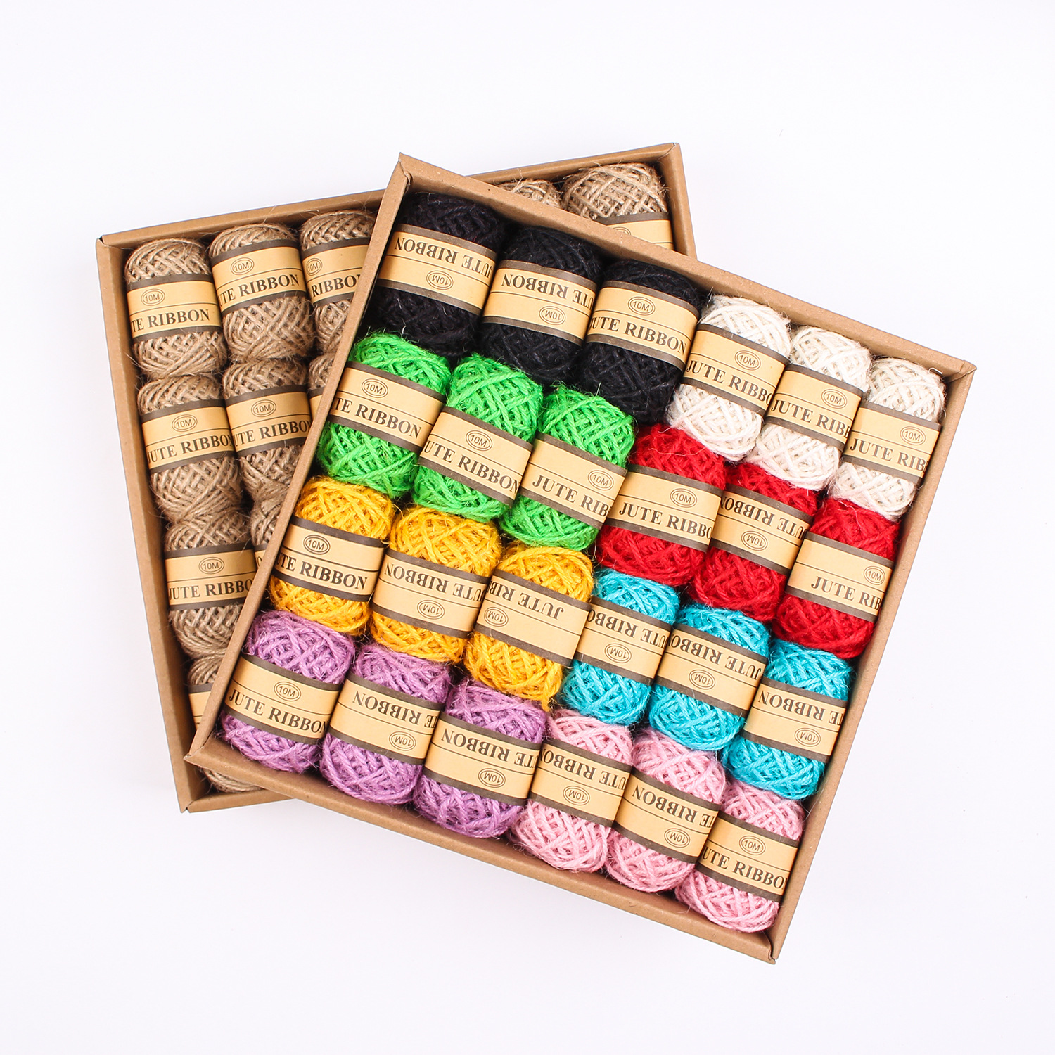 彩色麻绳1.5mm手工DIY麻绳橄榄球捆绑装饰照片墙10m麻绳线