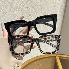 方形米钉平光镜男新款防蓝光欧美素颜眼镜框时尚ins复古眼镜架女