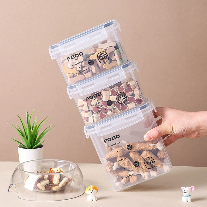 Закуски для домашних животных Уплотнительная банка для домашних животных Домашние животные выходят на улицу