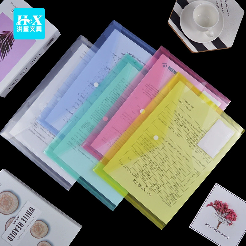 Hongxing A4 A5 заметка на пуговицах сумка для тестовой бумаги для студентов