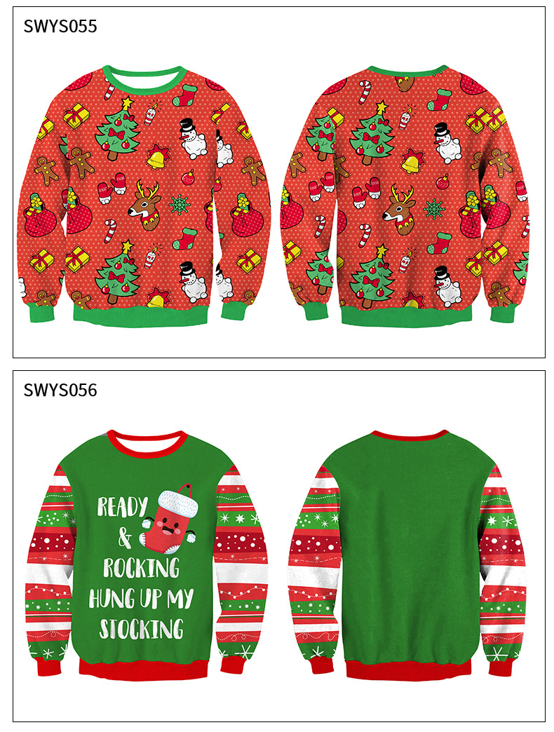 2023 New 3D Digital Print Pullover Sweater SWYS_voghion.com