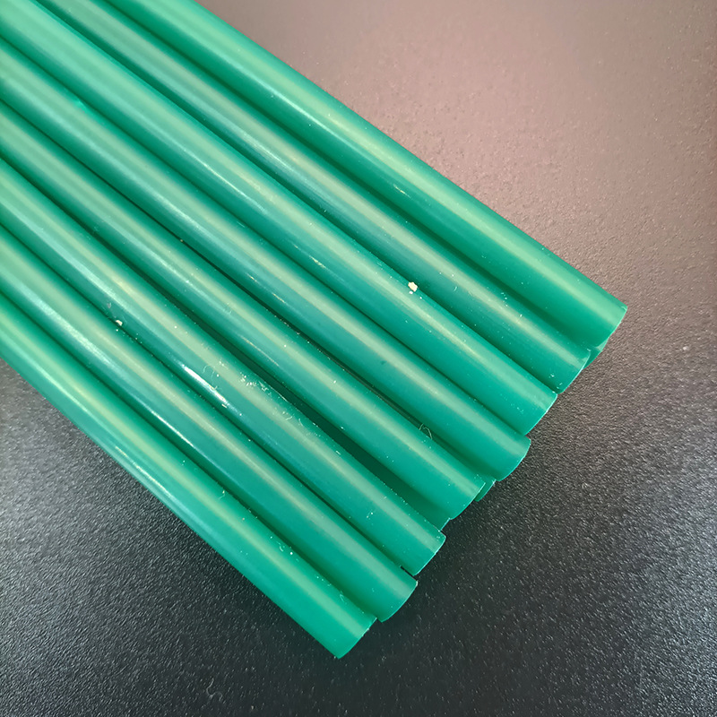 Paja de plástico desechable transfronteriza 6*260mm tubo recto PP niños hechos a mano material de bricolaje decoración de cóctel 12 colores