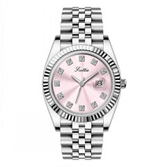 Poisedi Women's Classic Versatile Solid Steel Strap Calendar Simple Waterproof Watch 2023 New
