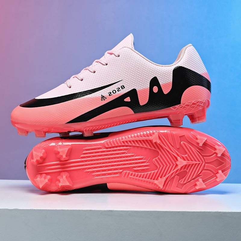 Nuevos zapatos de fútbol transfronterizos para adultos, zapatos deportivos para hombres y mujeres, zapatos de entrenamiento de clavos TF, clavos AG al por mayor
