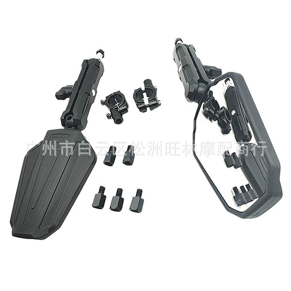 off-road modified folding retroreflective rear view mirror