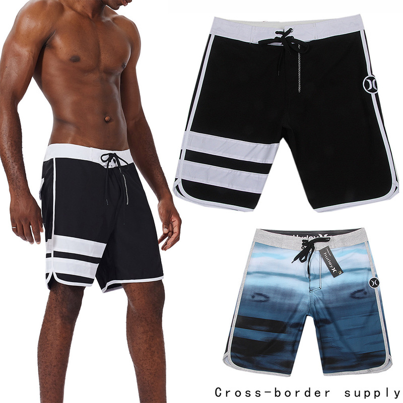   Quick-Drying Beach Shorts for Men, New Water-Repellent Elastic Sports Surfing Shorts for Men