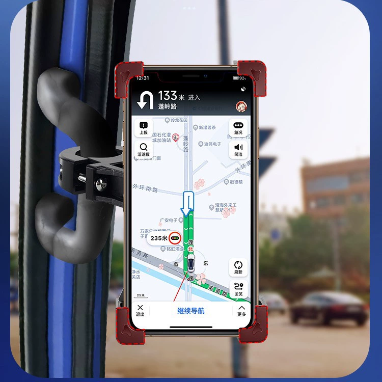 Phone holder, shockproof tubing for navigator for car, truck, new collection