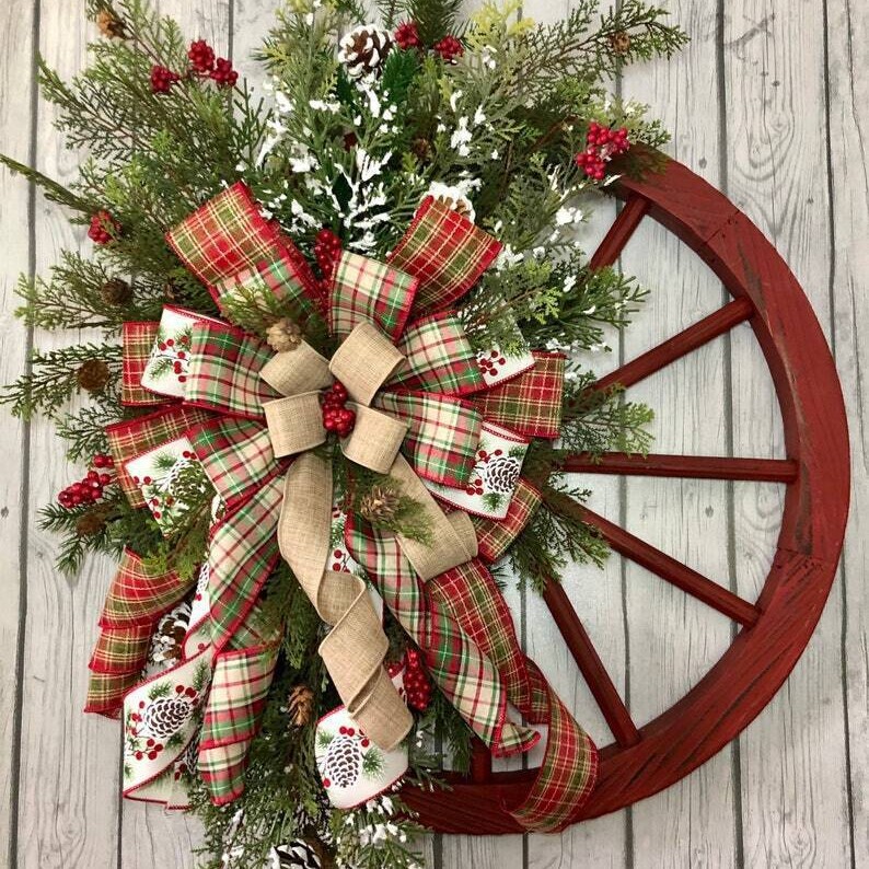 クロスボーダー爆発クリスマス装飾ドア掛け輪盤花輪クリスマス松果花輪トラック花輪ストラップ卸売り|undefined