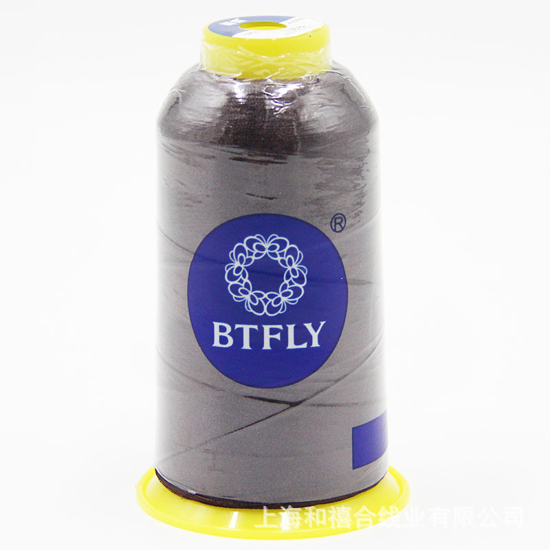 Mariposa marca hilo de bordado 108D / 2 hilo de bordado de poliéster de alta temperatura no desvanecerse calidad ecológica resistente al lavado brillante