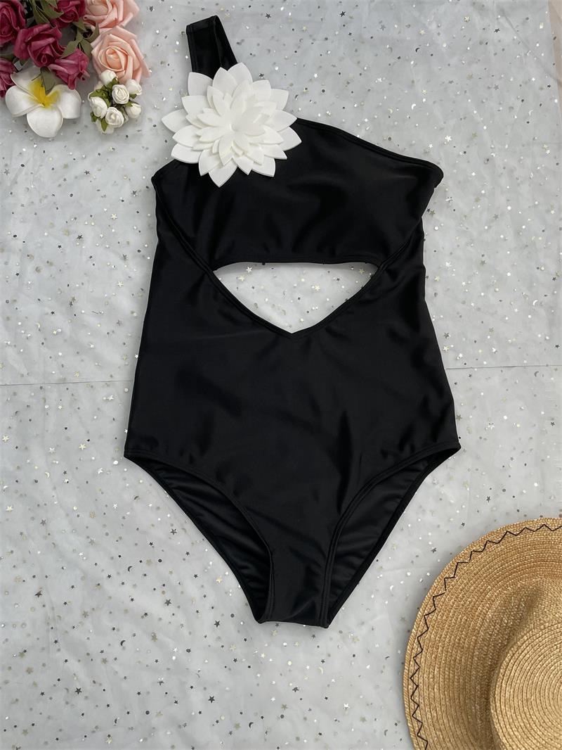 Women's Basic Modern Style Solid Color 2 Pieces Set One Piece Swimwear display picture 6