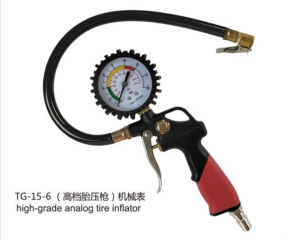 气压表胎压表带充气汽车轮胎压力表测压器胎压监测器高精度打气枪