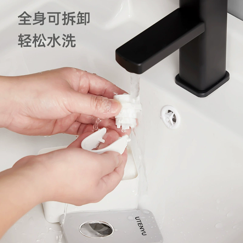 Foreign trade thermal selling free punching automatic squeeze toothpaste sanitary wares collection toothpaste artifact factory direct selling can be fixed