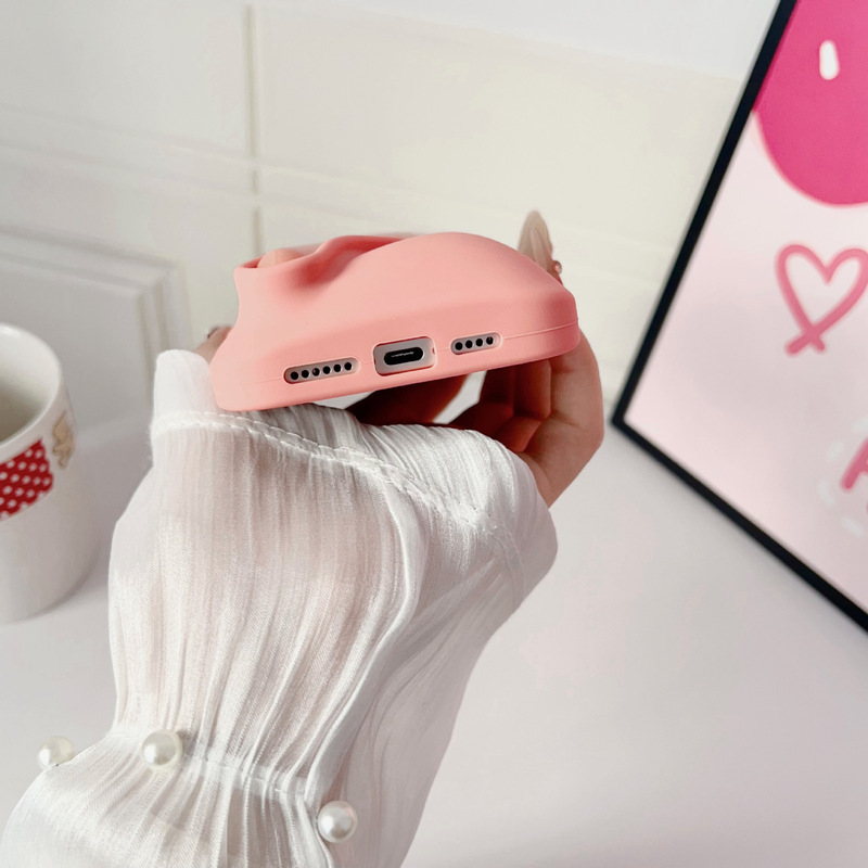ヘイリーと同じスタイルの収納リップグロス付きスマホケース、Xiaomi Note14対応、シリコン製、日本・韓国風|undefined