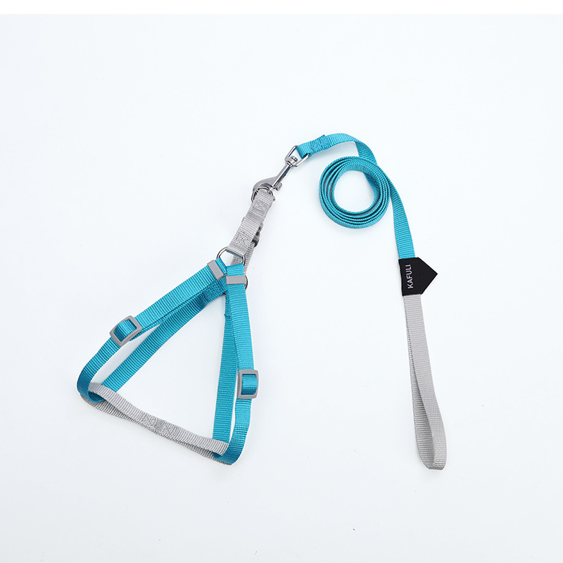 Cuerda de tracción para gatos, correa para el pecho, anti-liberación, cuerda para gatos, linda bola de pelo, especial para salir, ajustable para todas las estaciones