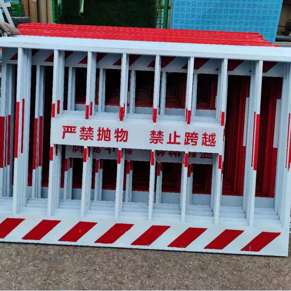 竖管基坑临边防护围栏临时建筑工地隔离围栏施工围挡基坑围栏栏杆