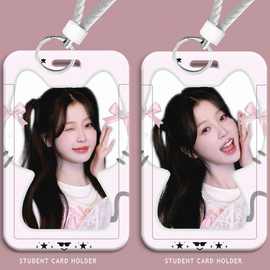 漫虞书欣可爱猫周边卡套学生滑盖饭卡公交卡水卡ins风门禁卡校园