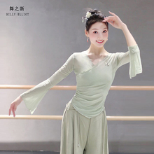 古典舞纱衣演出服飘逸形体中国舞练功服成人2024新款舞蹈上衣女款