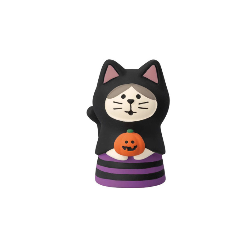 할로윈 사향 고양이 두건 고양이