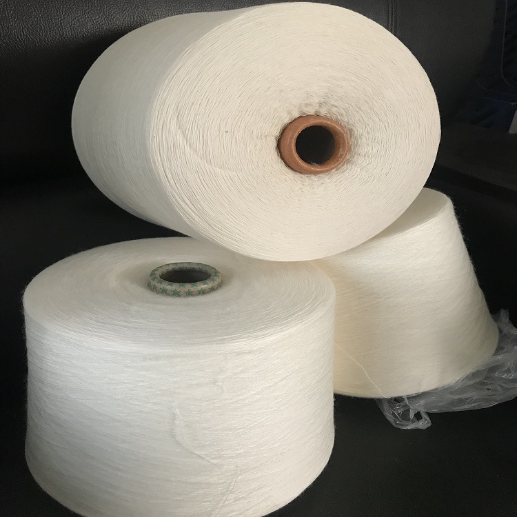现货 32支粘毛纱线 85粘胶15羊毛 32S/1粘胶羊毛纱线 针织圆机纱