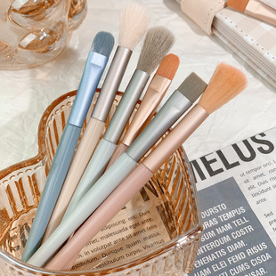 Xixi Three-Piece Makeup Brush suit Blush Brush Eye Shadow Brush Dye Brush Soft Hair Full Set of Convenient Makeup Tools