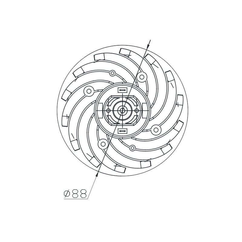 Engine, vacuum cleaner, 2v, 2v, 85mm