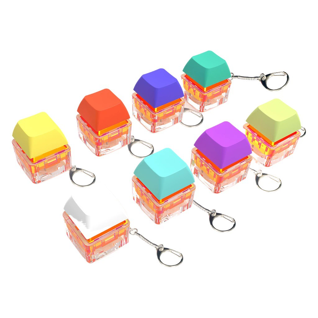 Кончики пальцев декомпрессионный артефакт вал тестер брелок кулон брелок механическая клавиатура вал Корпус персонализированный светящийся