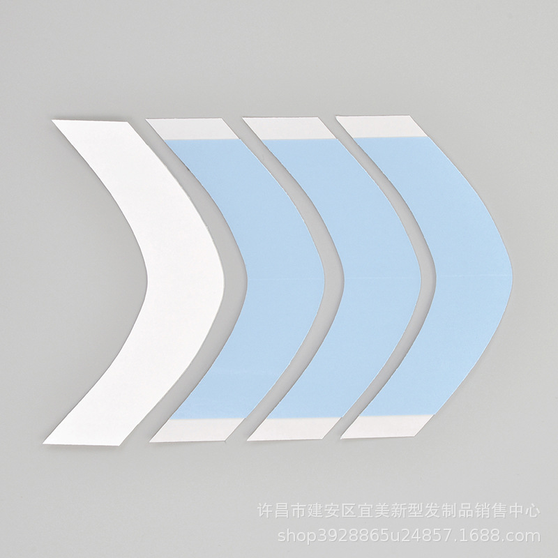 Americano azul caucho encaje sombrero peluca película de doble cara adhesivo reemplazo del cabello tejido del pelo película de proteína biológica delgada súper pegajosa