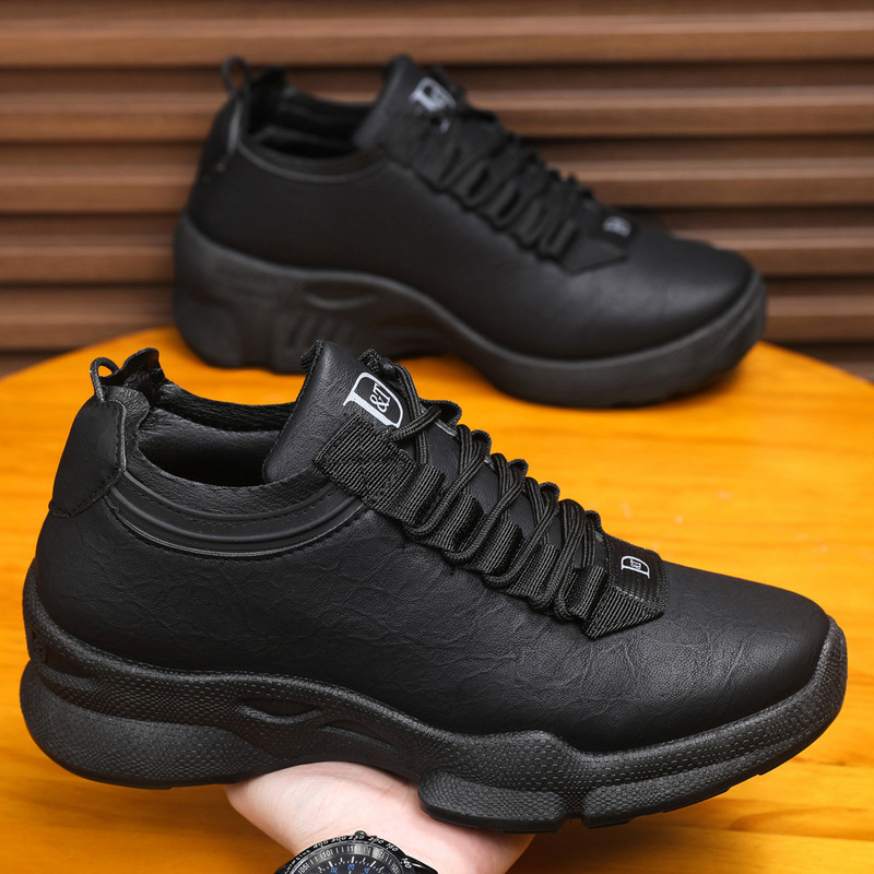 Business Men's Shoes 2025 Autumn New Formal Leather Shoes Versatile for Commuting and Sports Casual Shoes Black High-End Walking Shoes Business Men's Shoes 2025 Autumn New Formal Leather Shoes Versatile for Commuting and Sports Casual Shoes Black High-End Walking Shoes