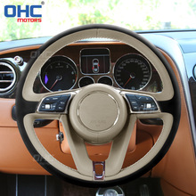 Bentley Steering wheel�m����e����ɫ��ȫƤ����P��܇���b