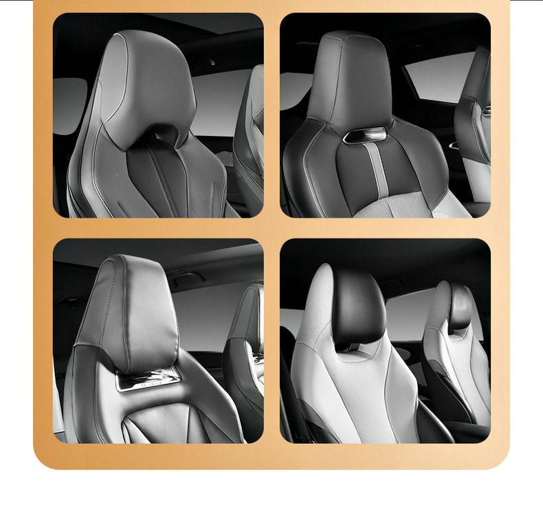 25 Years New Fixed Lumbar Support Full Leather Car Seat Cushion Four-Season Universal Seat Cover Dropshipping Source Factory Wholesale
