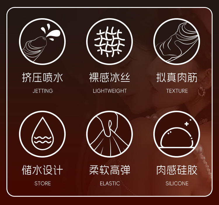 Jiuai Wearable Dildo for Lesbians, Realistic Silicone Penis, Masturbation Toy, Adult Sex Toy — detail image 2