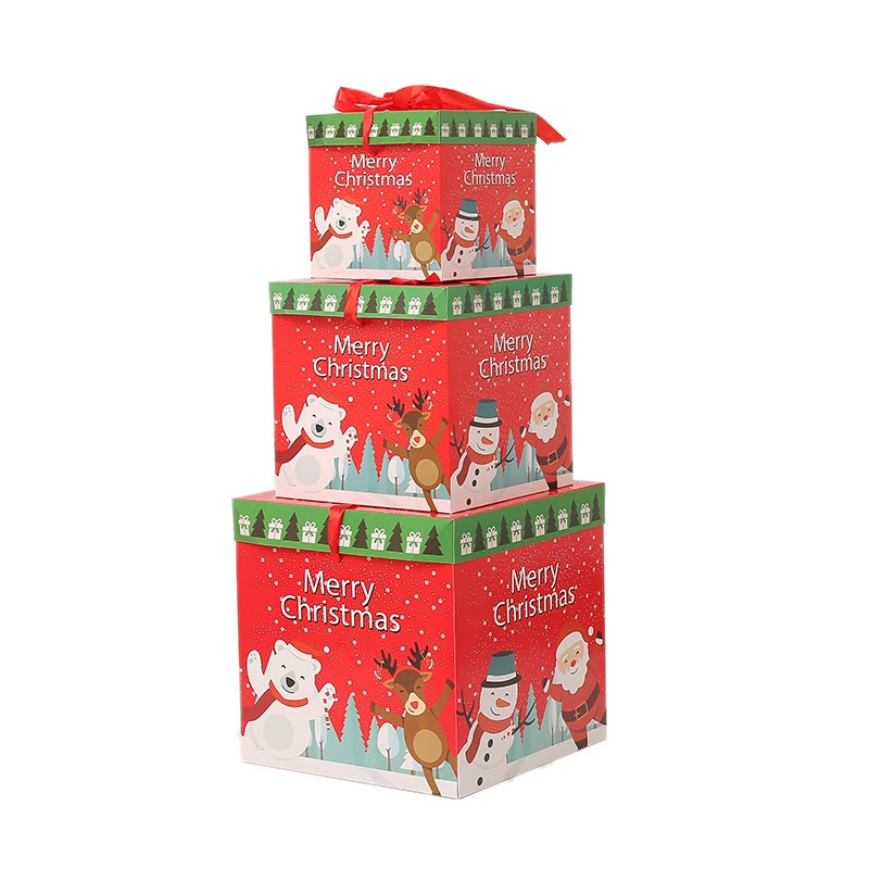 Christmas decorations, gift box, bag, set, layout, Birthday gift