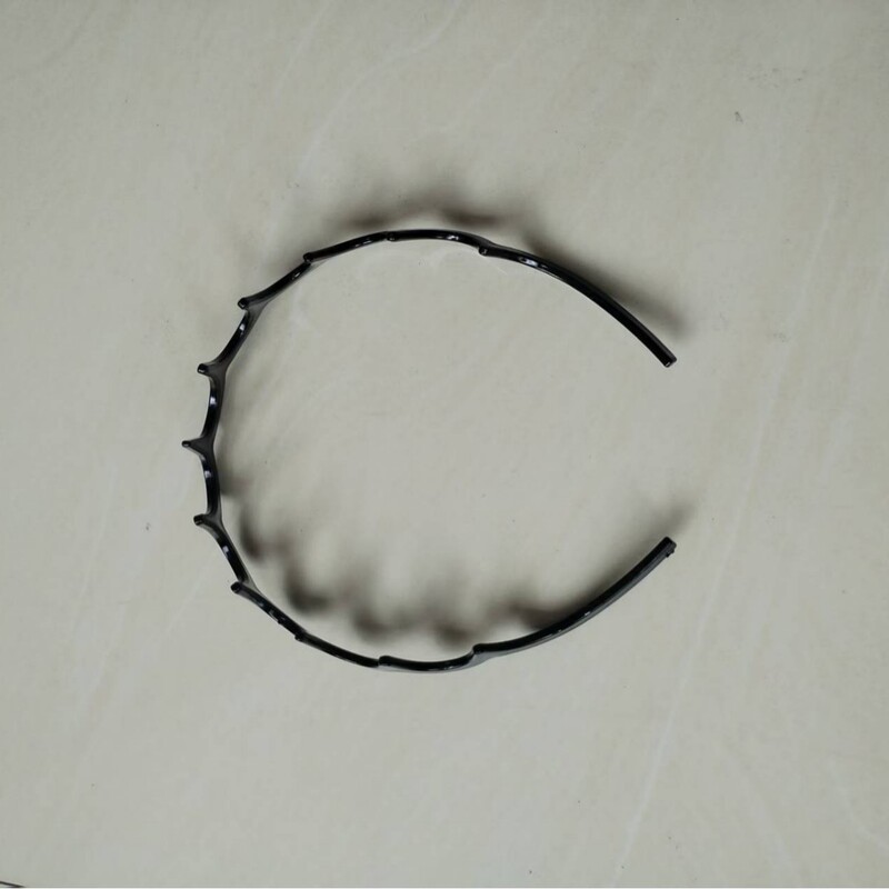 Korean-Style Headband Hair Accessory with Teeth, Wavy High Crown Fixed Headband, Simple Face-Washing Makeup Hairpin