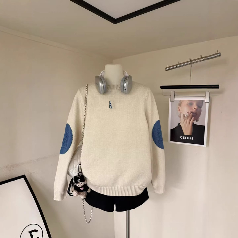 25 Years Autumn and Winter New Casual Fashion Men and Women Couple Style Sleeve Logo Wool Knitwear Knitwear Pullover 25 Years Autumn and Winter New Casual Fashion Men and Women Couple Style Sleeve Logo Wool Knitwear Knitwear Pullover