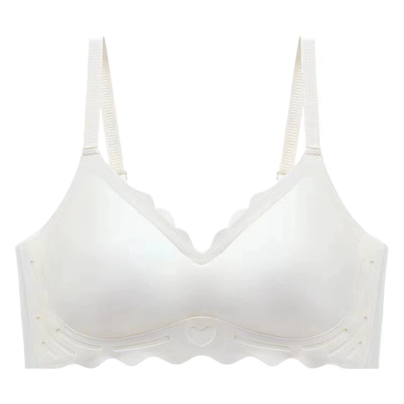 Бесшовное нижнее белье Angel's Heart, женское нижнее белье с большой грудью, маленькая грудь, сборная грудь, спортивный бюстгальтер для девочек, тонкий