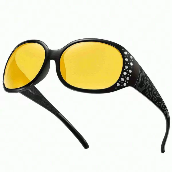 Sunglasses for Women, High-End European and American Fashion, Polarized Sunglasses, Amazon Best-Selling Retro Trendy Diamond-Encrusted Women's Glasses