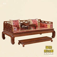 卧室床非洲花梨木 刺猬紫檀 鸡翅木 缅甸花梨 罗汉床家具