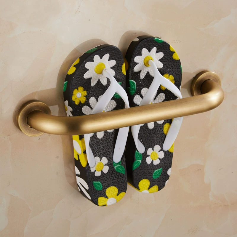 Поручень для ванной комнаты, латунный антикварный поручень для ванны, безопасный поручень для пожилых людей, противоскользящий золотой поручень для пожилых людей, черный