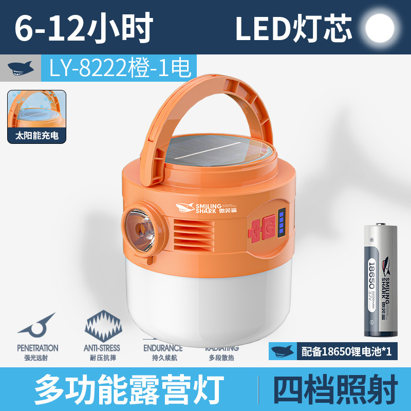 超长续航太阳能充电灯野营灯帐篷灯照明灯夜市摆摊灯户外露营灯泡|undefined