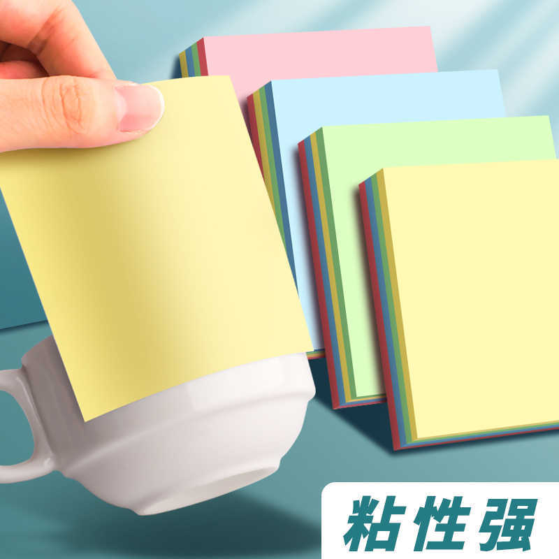Post-it para estudiantes de escuela primaria, tiras pequeñas de alto valor para uso de oficina, etiquetas adhesivas pegajosas, adhesivos fuertes para estudiantes de secundaria