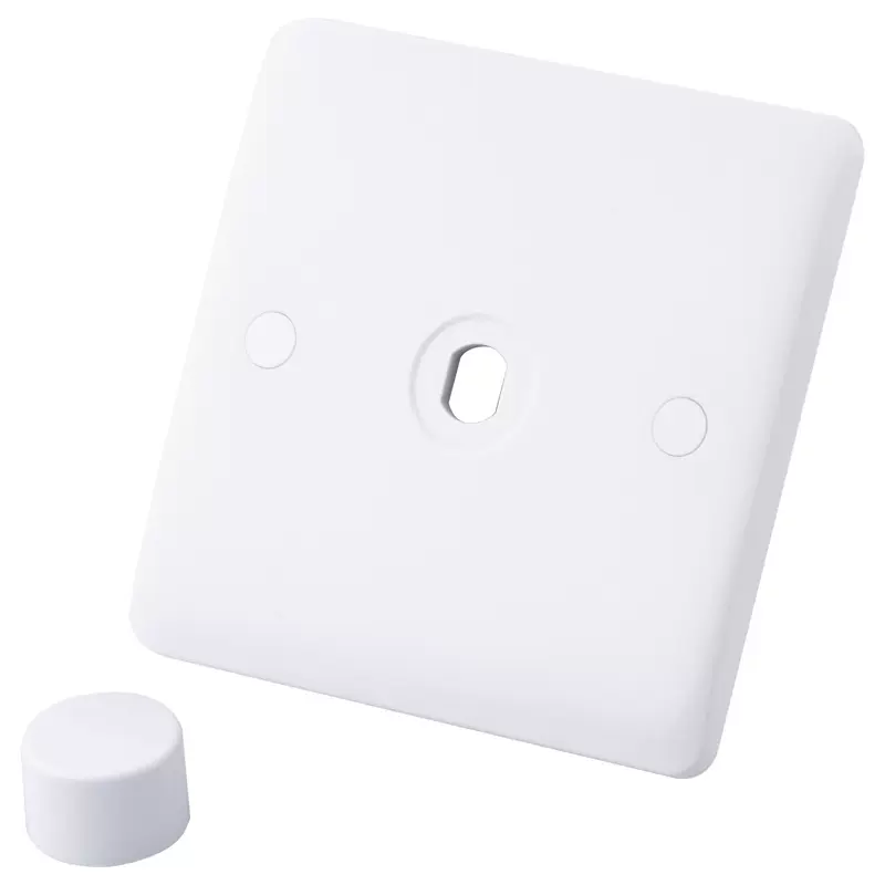 英标英式英规英国调光调速面板开关 1 Gang Dimmer Plate & Knob