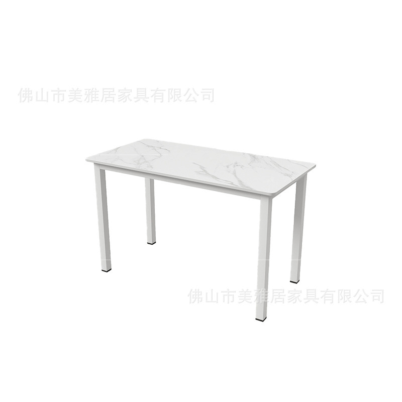 Mesa y silla de comedor de estudiantes de escuela Compañía comercial Comedor de personal de fábrica Comedor de postre Tienda de té de leche combinación de mesa y silla de comedor de tabla de roca