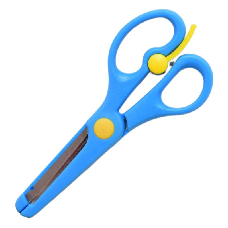 Детские ножницы оптом DIY ручной работы художественные канцелярские товары детские безопасные маленькие ножницы для резки бумаги эластичные трудосберегающие металлы