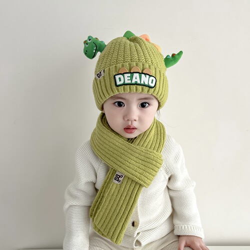 Children's hats for boys in autumn and winter, cute and super cute knitted woolen hats for girls, windproof ear protection, baby thickened warm hats