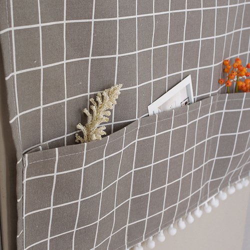 Japanese simple new foreign trade refrigerator towel dust cover double door single door cover towel wholesale wholesale