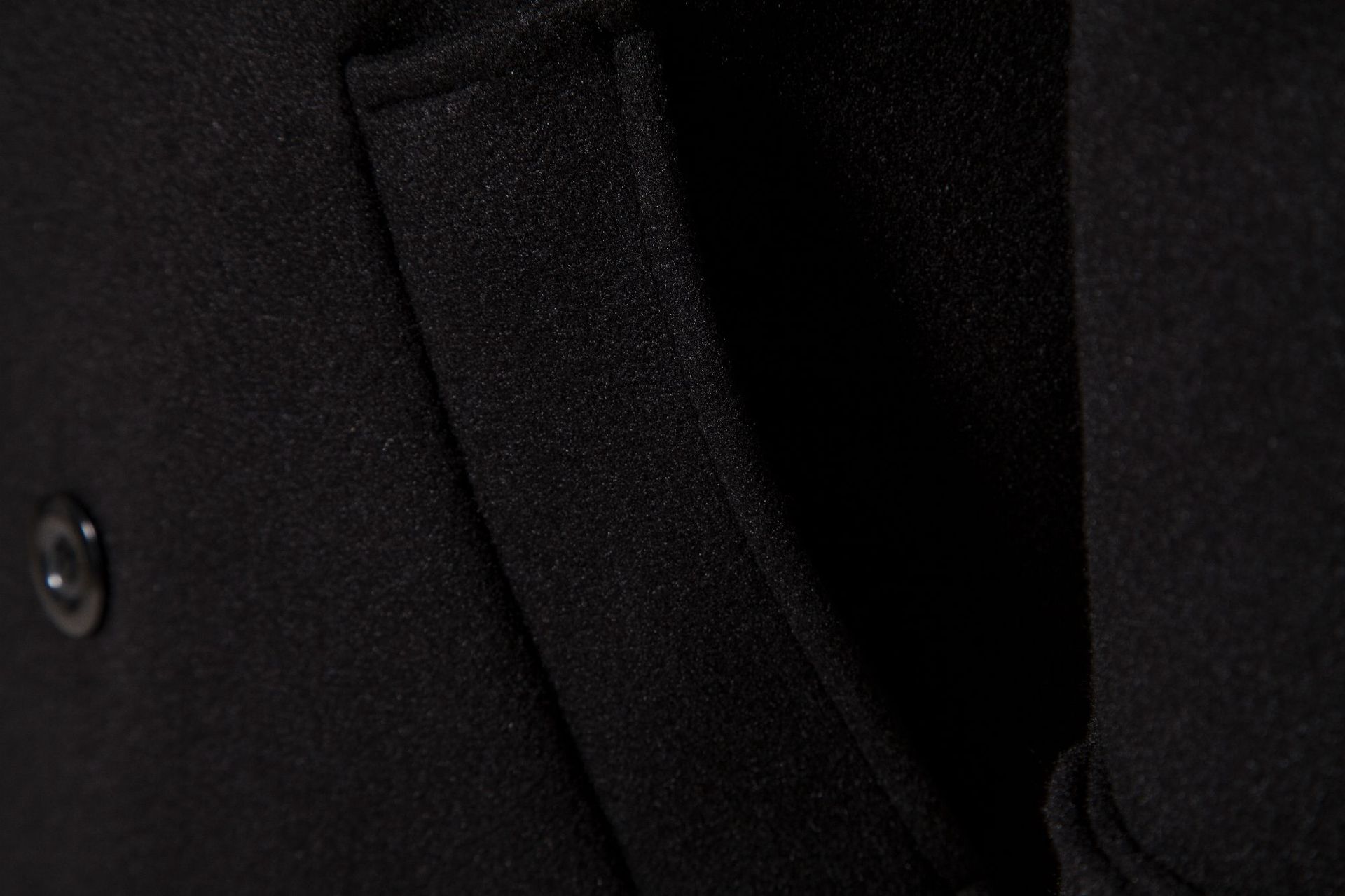 autumn and winter long double-breasted windbreaker men's woolen coat slim woolen coat for men_voghion.com