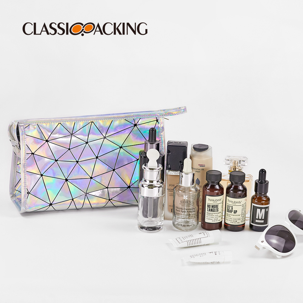 Internet celebridad ins estilo lavado bolsa impermeable portátil colorido láser cosméticos bolsa de almacenamiento bolsa de lavado de viaje